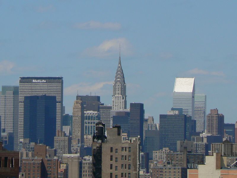 Chrysler Building: Chrysler Building vu du Brooklyn Bridge